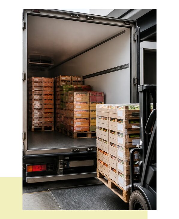 Перевозка сельхозпродукции на паллетах с доставкой в Валуйки